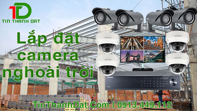 Lắp đặt camera an ninh ngoài trời